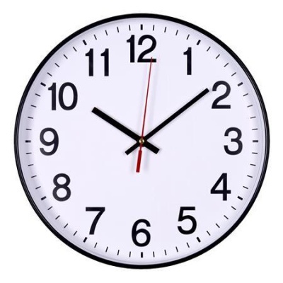 Falióra, 34 cm, OFFICE PRODUCTS, fekete keret